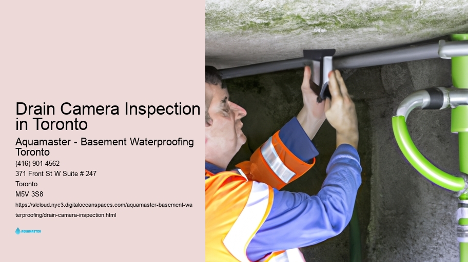 Drain Camera Inspection in Toronto