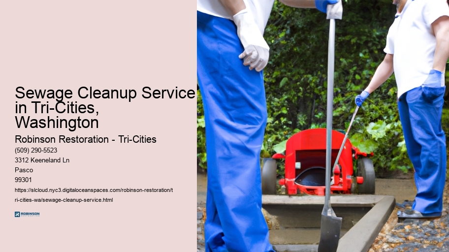 Sewage Cleanup Service in Tri-Cities, Washington