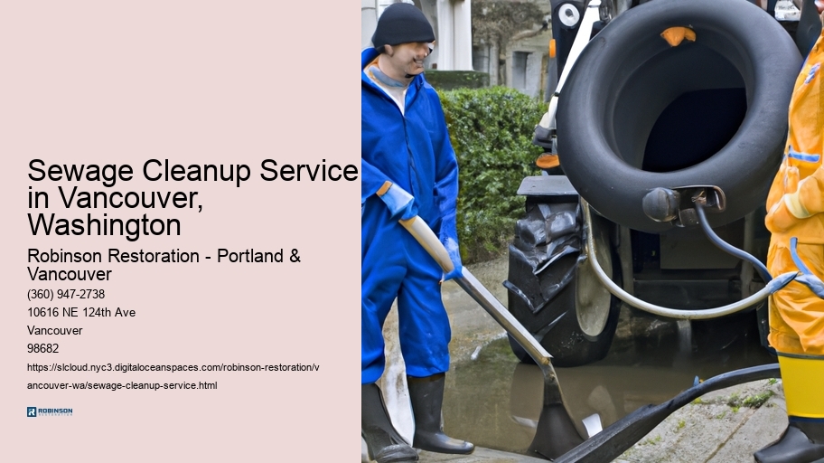 Sewage Cleanup Service in Vancouver, Washington