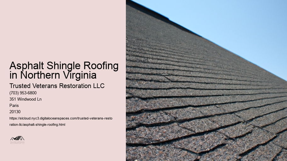 Asphalt Shingle Roofing in Northern Virginia
